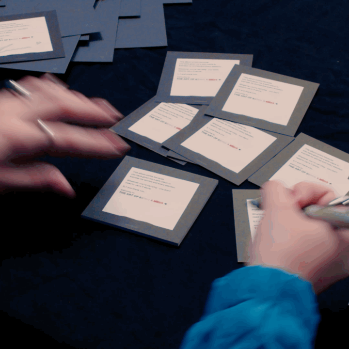 The Art of Being a Mess Signed CD Signing