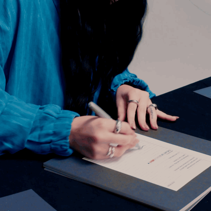 The Art of Being a Mess Signed LP Signing