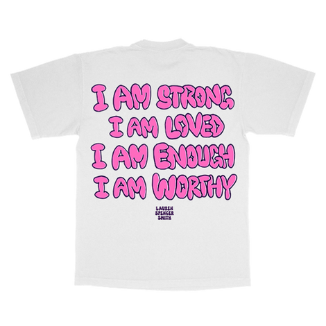 Affirmations Bubble Tee Back