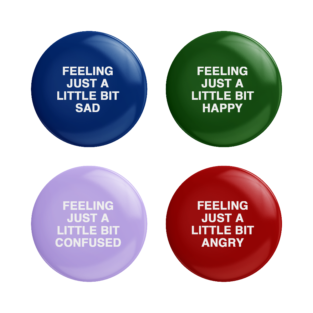 The Art Of Being A Mess Button Pack