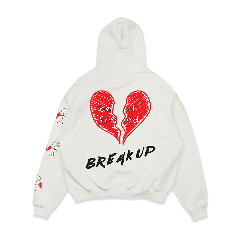 Best Friend Breakup Hoodie Back