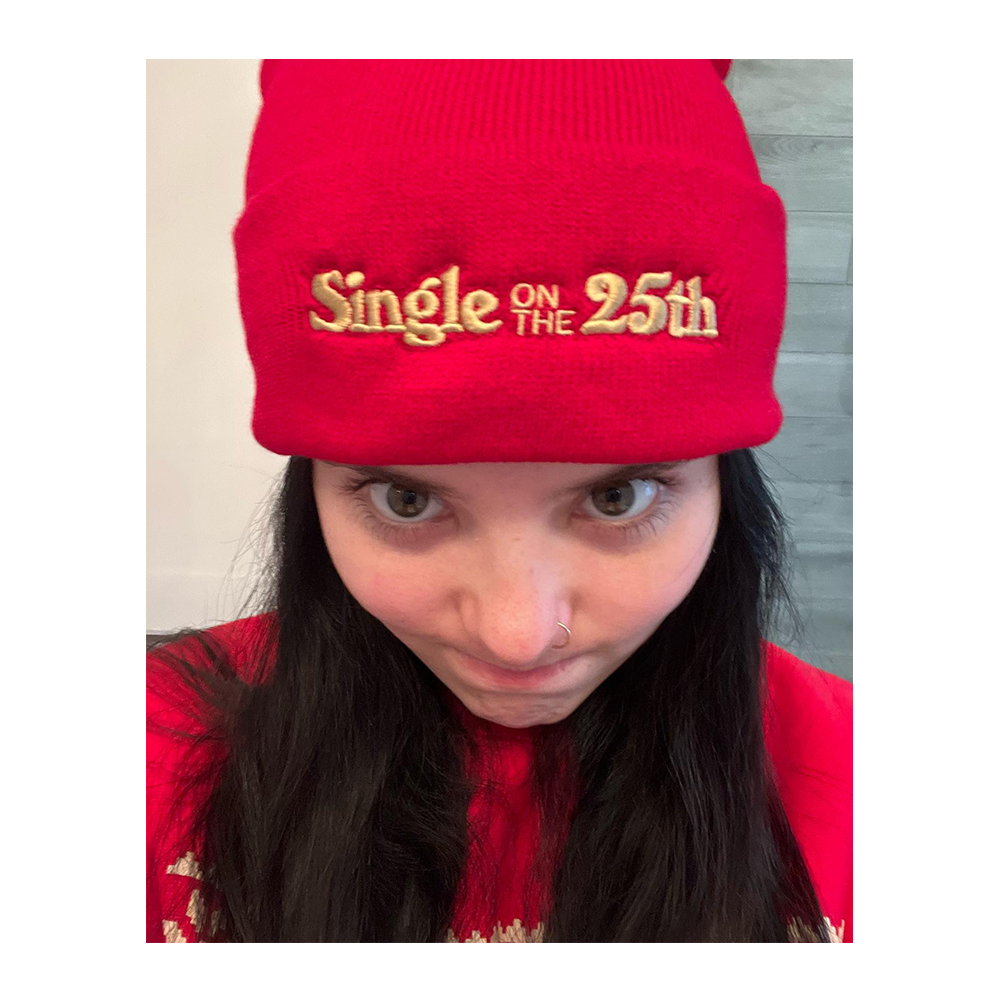 Single on the 25th Red Beanie 2